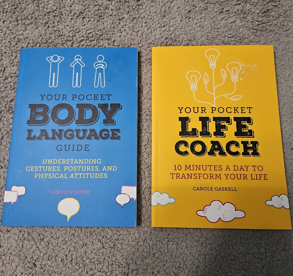 🤓Your Pocket Body Language Guide and Life Coach Books